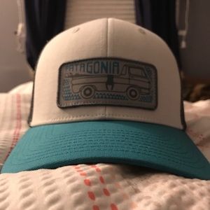 Patagonia trucker hat. Surfer truck on front.